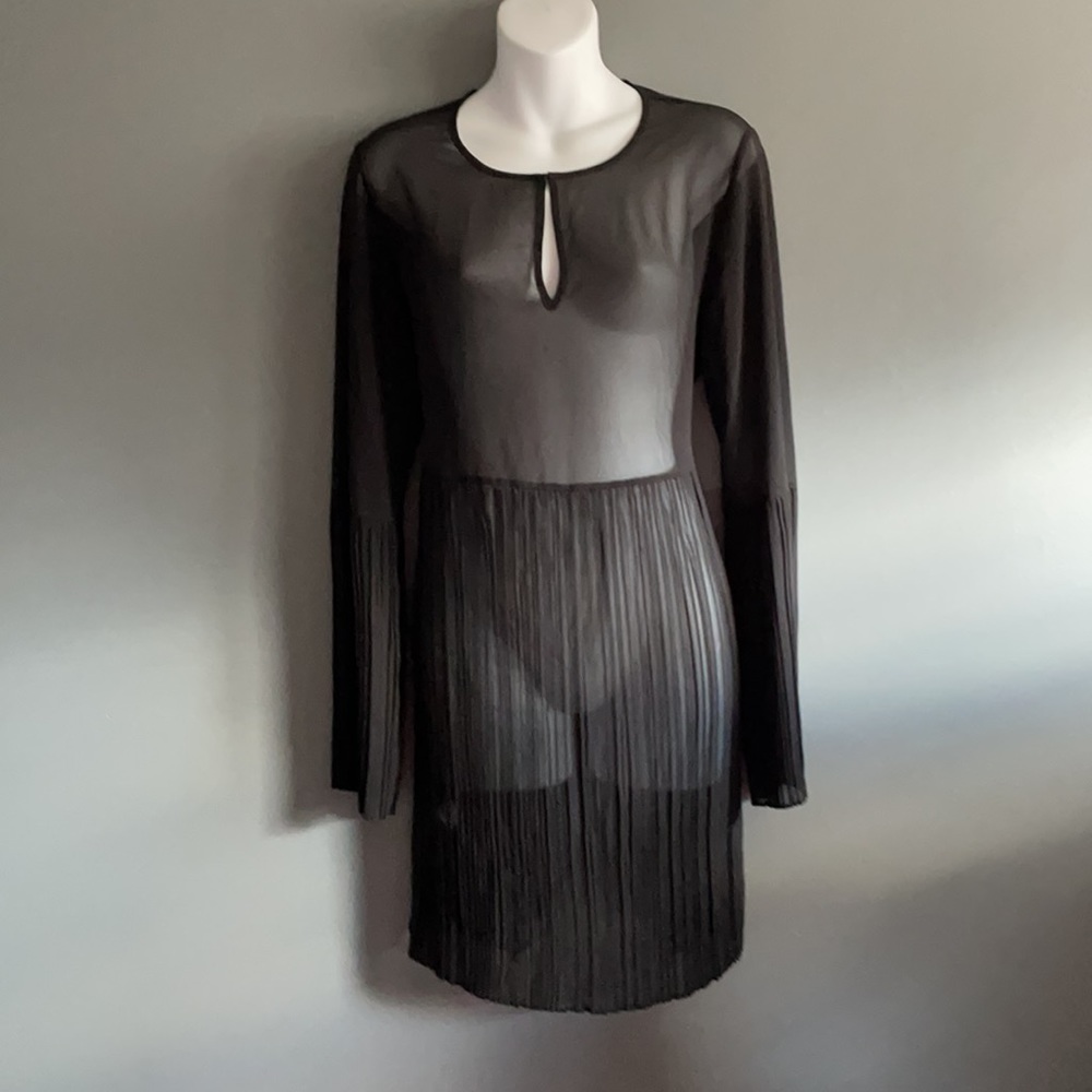 BCBGeneration Illusion Chiffon Shift Dress